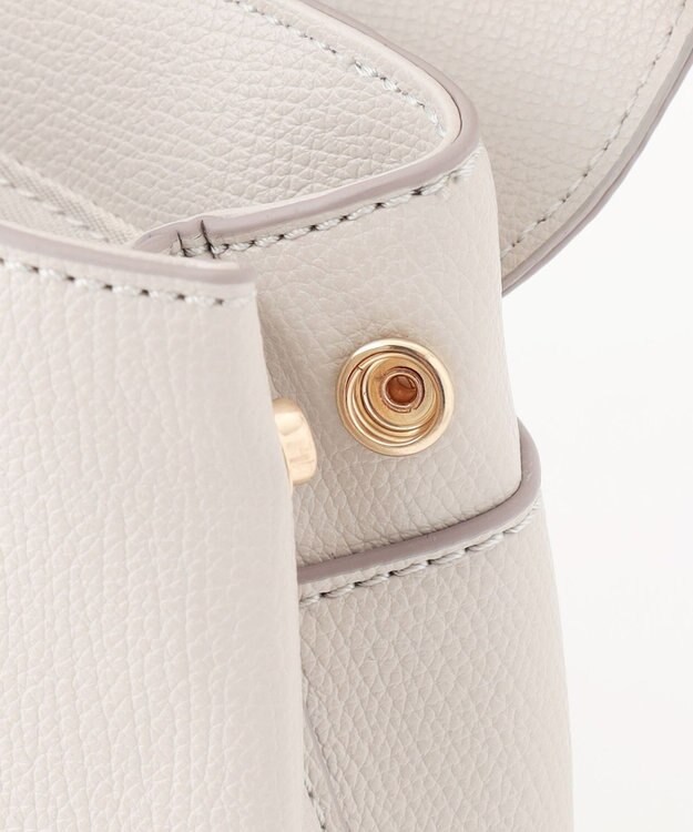 ANY SIS 【2WAY】ラインステッチチェーンショルダー バッグ ライトグレー