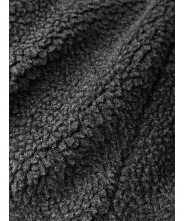 Green Parks ロングボアコート Charcoal Gray