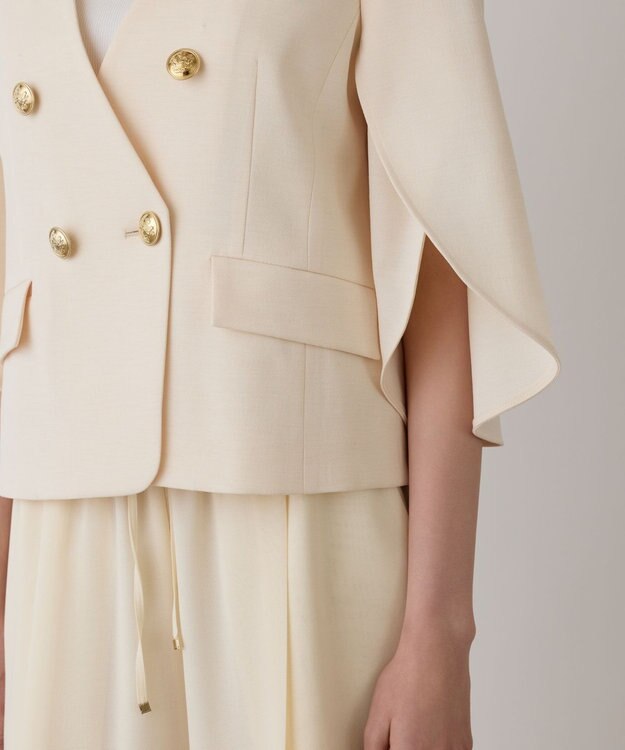 GRACE CONTINENTAL ラップスリーブジャケット キナリ