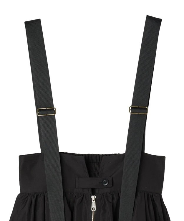 Green Parks ・Ｄｏｕｂｌｅ　Ｆｌａｇｓサスペンダーミリタリースカート Black