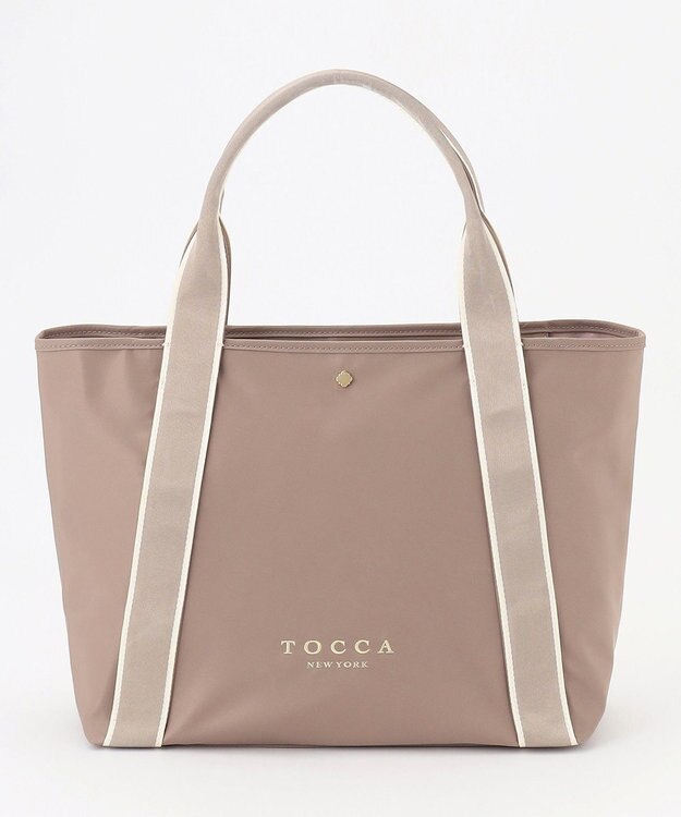TOCCA BICOLOR RIBBON A4NYLON トートバッグ ベージュ系