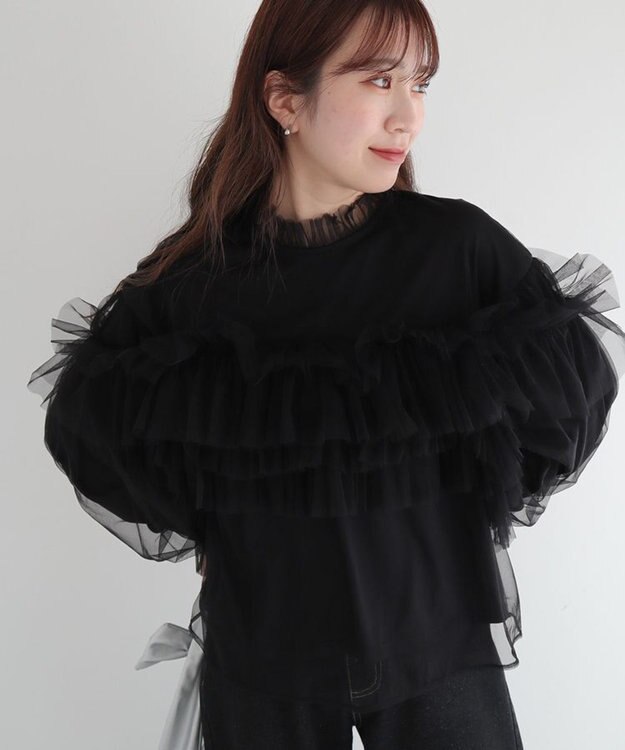 Green Parks ・ＥＬＥＮＣＡＲＥ　ＤＵＥ　チュールドッキングブラウ Black