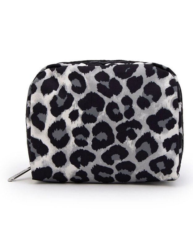 LeSportsac SQUARE COSMETIC/ニュートラルレオパード ニュートラルレオパード