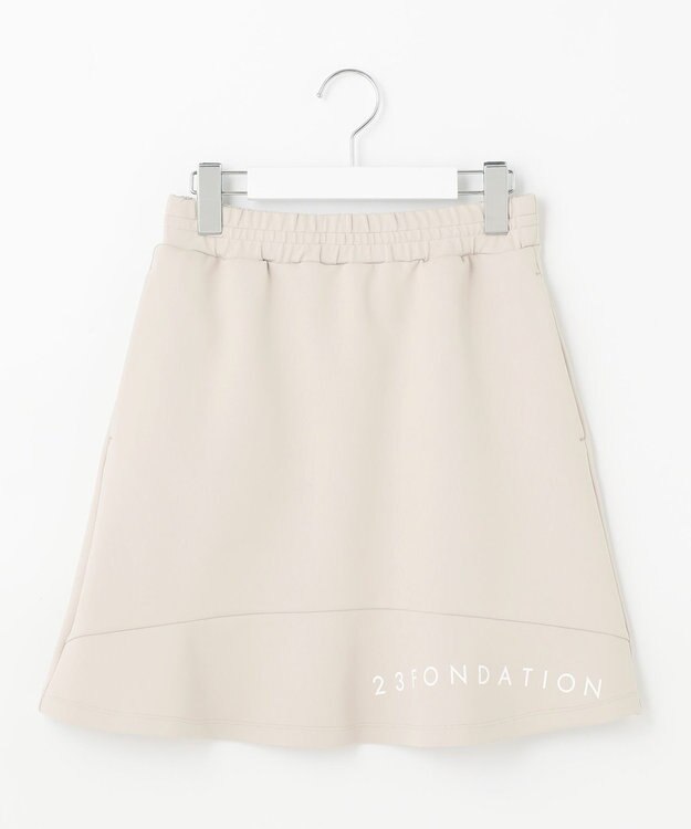 23区GOLF 【WOMEN】【23Fondation/WEB&一部店舗限定】ソフトダンボールニット スカート ベージュ系