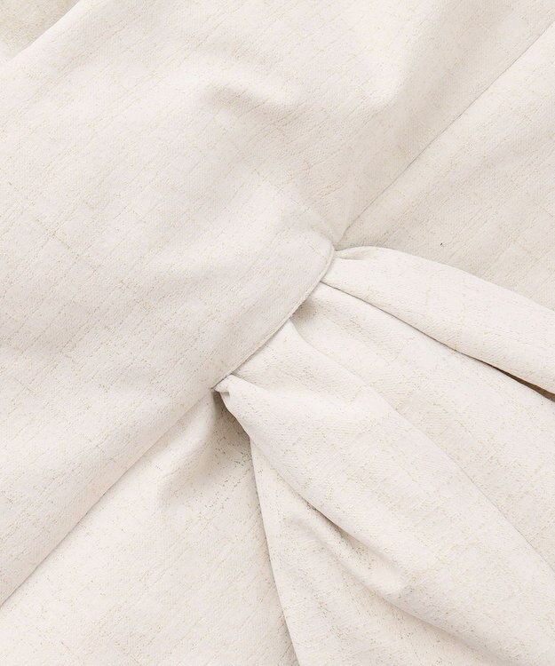 自由区 S 【カタログ掲載・Premium Collection】シャイニージャガード ダウンコート アイボリー系