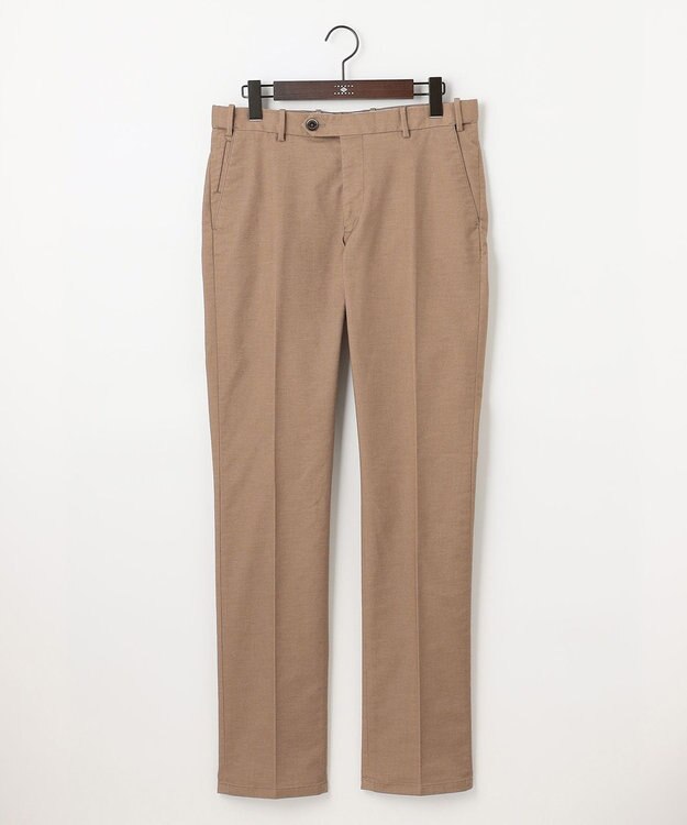 JOSEPH ABBOUD 【ウエストも伸びる!/洗える/速乾/ストレッチ】ハイパワーシャンブレードビー パンツ ベージュ系