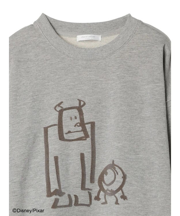 Green Parks モンスターズ・インク／裏毛プルオーバーII Gray Mixture