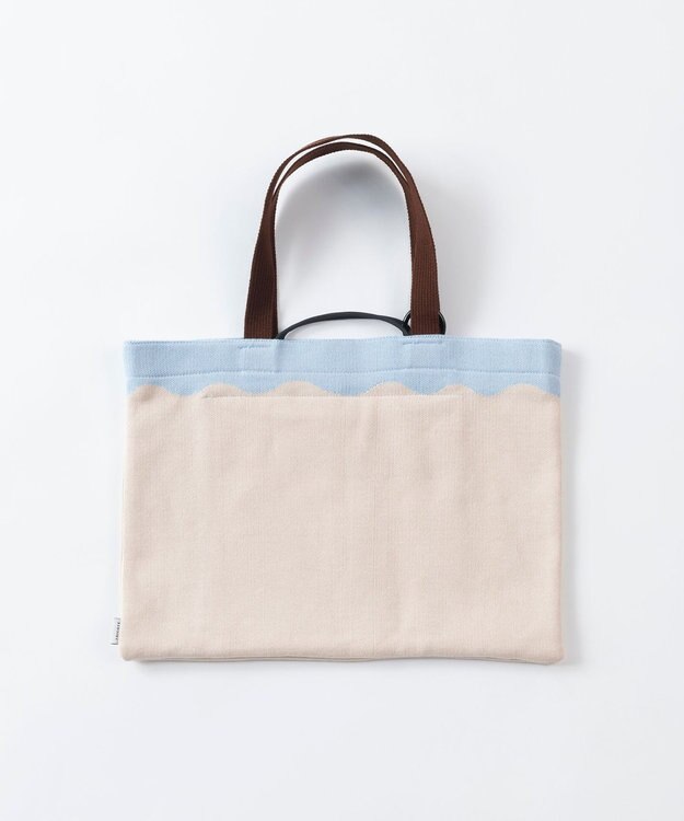 TRICOTE 【入園・入学祝い】コラージュ柄 ニットレッスンバッグ 80IVORY