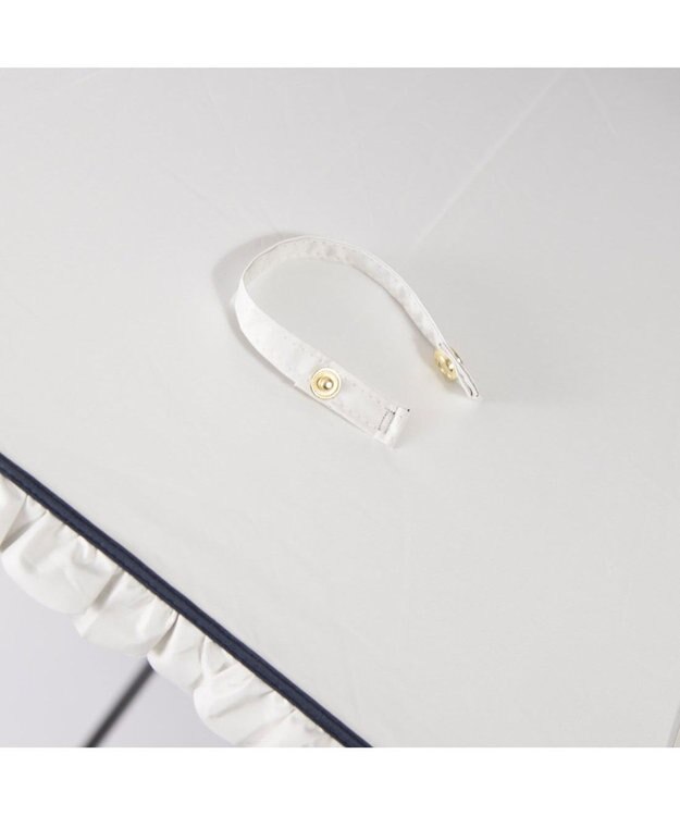 UNBILLION カシュネ cachenez / 【晴雨兼用】【日傘】 【UV カット率99.999.9％以上】PUヒートカットフリルバルーンショートパラソル ホワイト