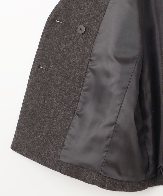 23区 【SLOW/一部店舗限定】スライバーウール アウター グレー系