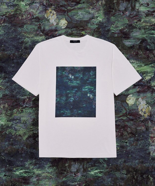 JOSEPH HOMME 【新柄】インプレッションアートT　クルーネックTシャツ グリーン系3
