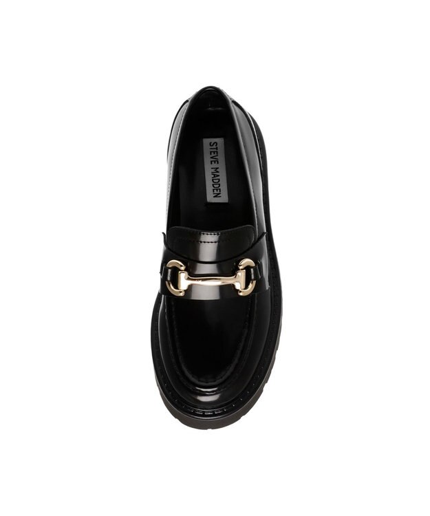 STEVE MADDEN OCCUPY 厚底ビットローファー ブラック
