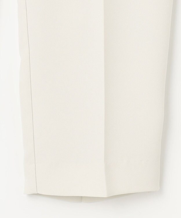 23区 S 【新色追加/洗える】ストレッチジョーゼット テーパード パンツ ベージュ系