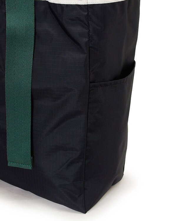 LeSportsac LG HANDLE ADJ TOTE/ディープシー/ボトルグリーンウェビング ディープシー/ボトルグリーンウェビング