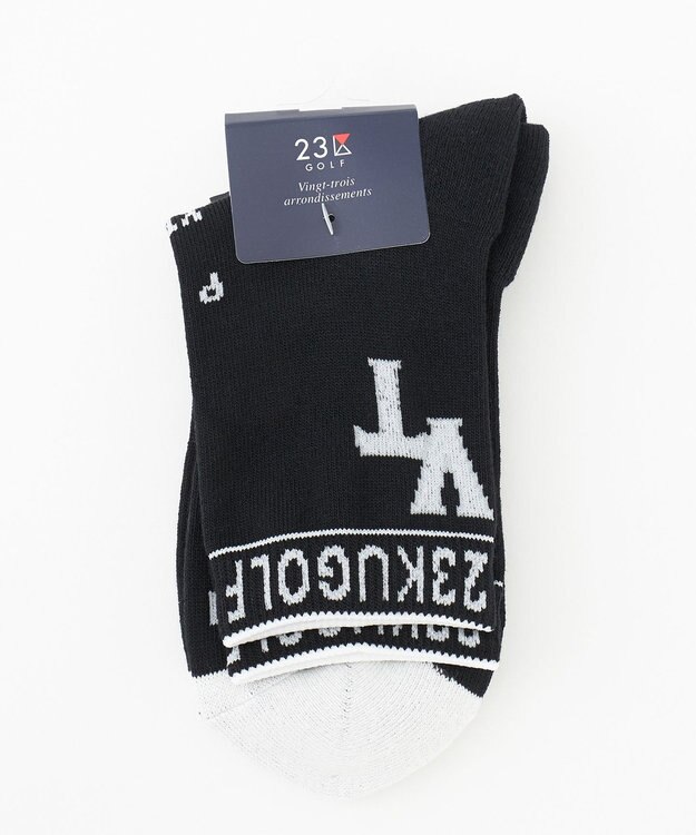 23区GOLF 【WOMEN】】ショートソックス ブラック系