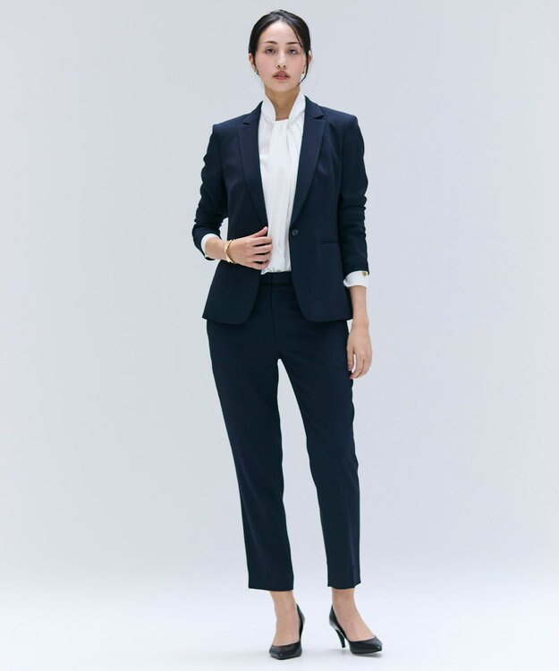 BEIGE， 【洗える・L-size】CINDY / テーラードジャケット Navy