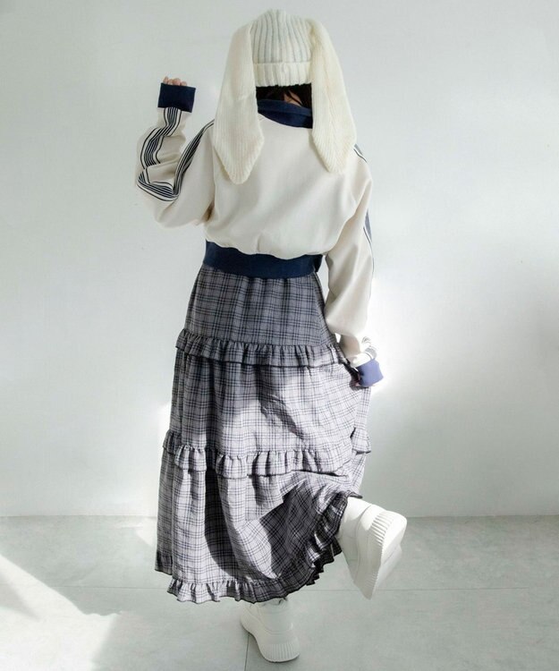 WEGO ウサミミニットキャップ オフホワイト