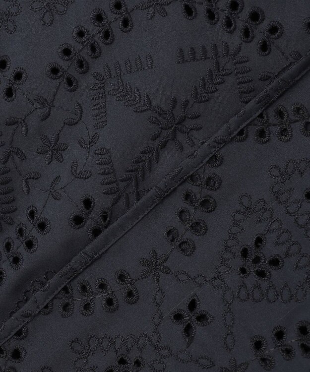 J.PRESS LADIES L 【一枚で着映え】エンブロイダリー ボクシーシャツ ネイビー系