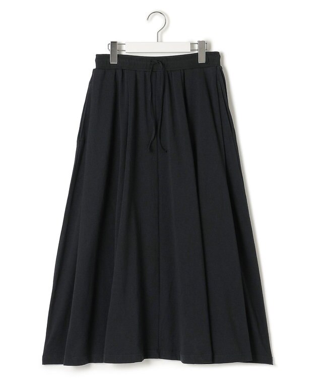 J.PRESS YORK STREET 【WOMEN】タックギャザー　スカート ブラック系