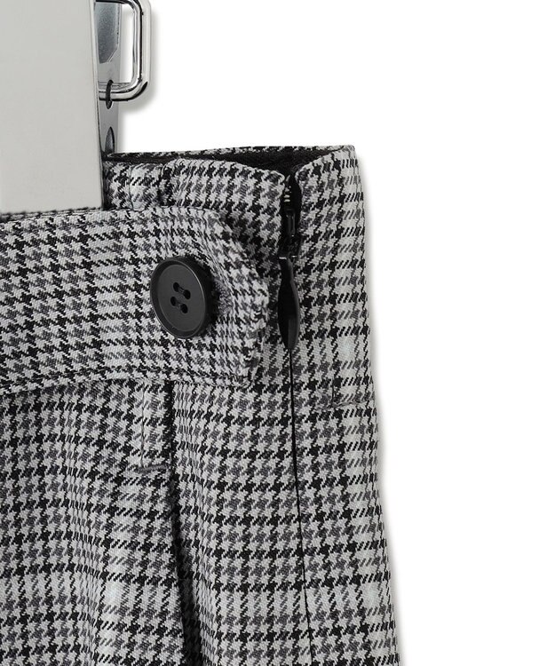 23区 【洗える】ガンクラブプレイドチェック パンツ グレーチェック