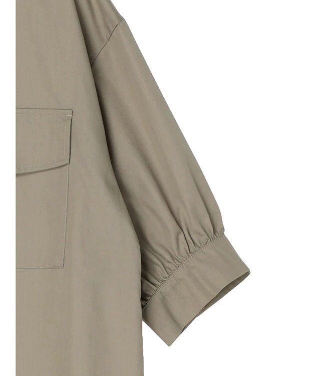 Green Parks ・ＥＬＥＮＣＡＲＥ　ＤＵＥ　バンドカラーワンピース Gray Beige