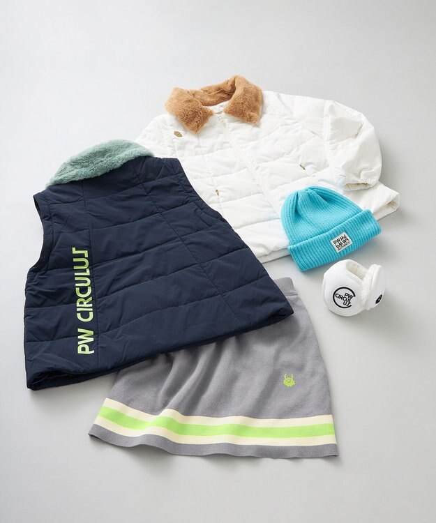 PW CIRCULUS 【ベスト / ブルゾン / 襟も外せる / WOMEN】3WAYデタッチャブルブルゾン ホワイト系