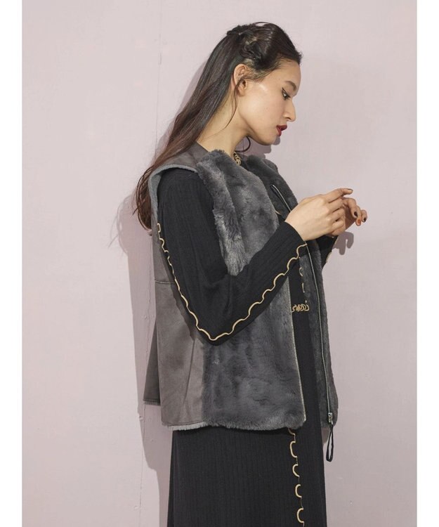 Green Parks ■ＥＳＣＡＲ　フラッフィーベスト Charcoal Gray