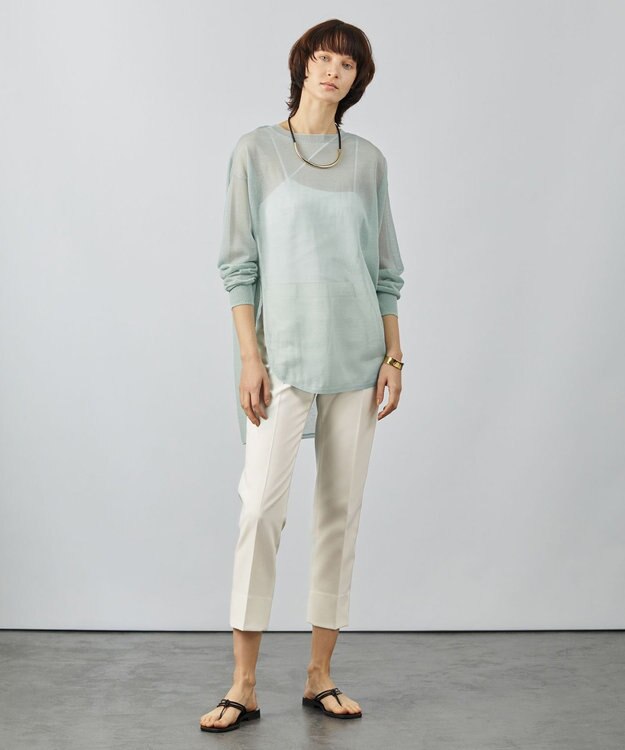 BEIGE， REDON / クロップドパンツ Ecru