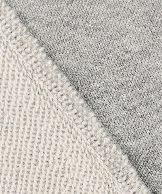 J.PRESS MEN 【WEB限定】J刺繍ハーフジップスウェット ライトグレー系