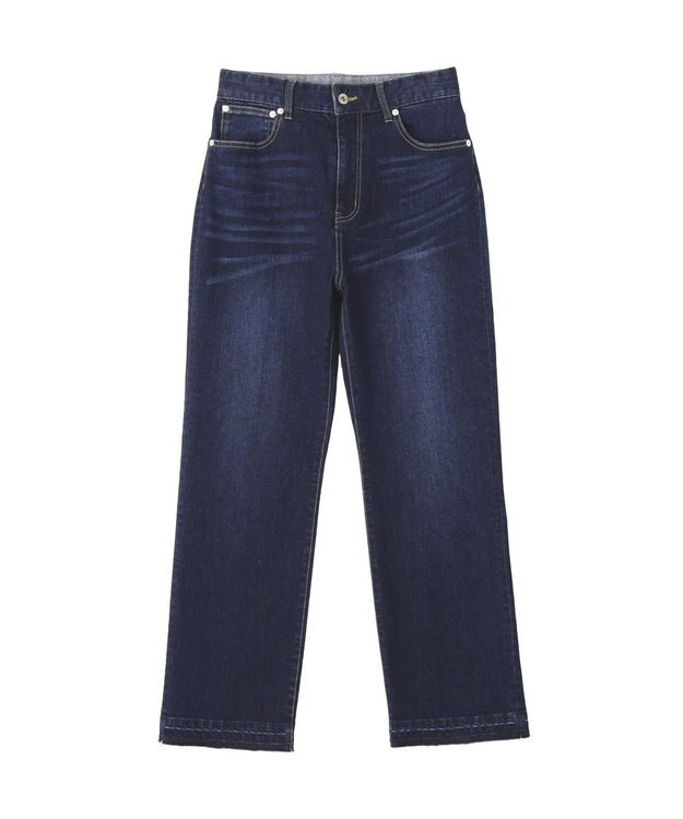 YECCA VECCA カットオフストレッチデニムパンツ Indigo