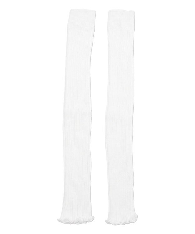 WEGO エアリーメローレッグカバー ホワイト