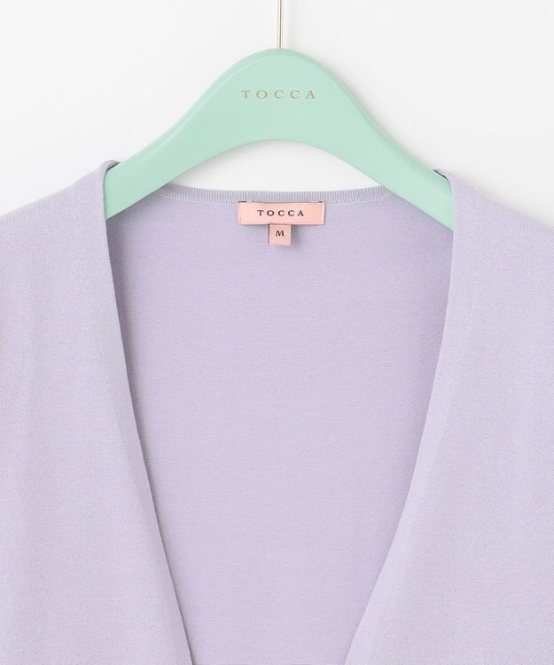 TOCCA 【洗える！】AIRY BOLERO ボレロ ライラック系