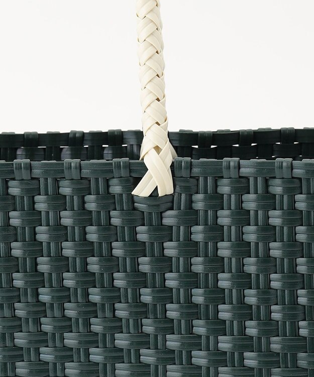 ANY ラインメルカドバッグ グリーン×グレージュ