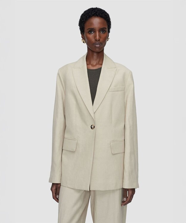 JOSEPH ライトリネンブレンド　ジャケット Powder