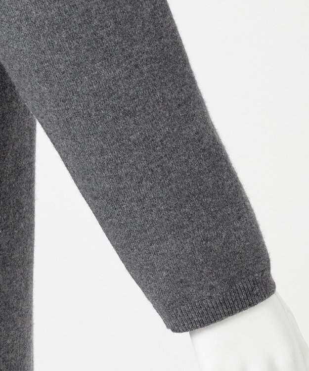 23区 S 【エステータ】マーセライズドウールカシミヤ ニットワンピース グレー系