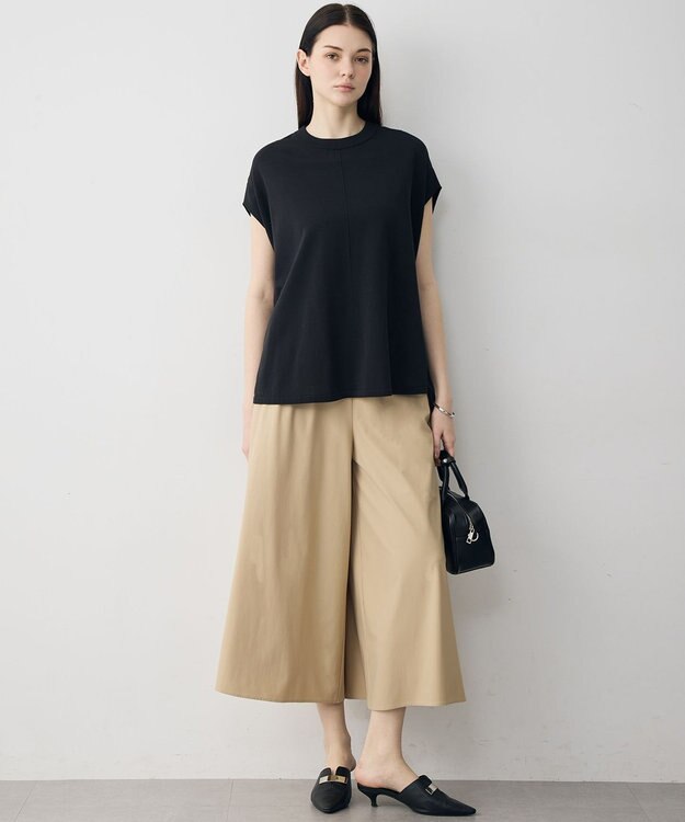 ICB L 【WEB限定カラーあり】マットスキューバ ガウチョパンツ ベージュ