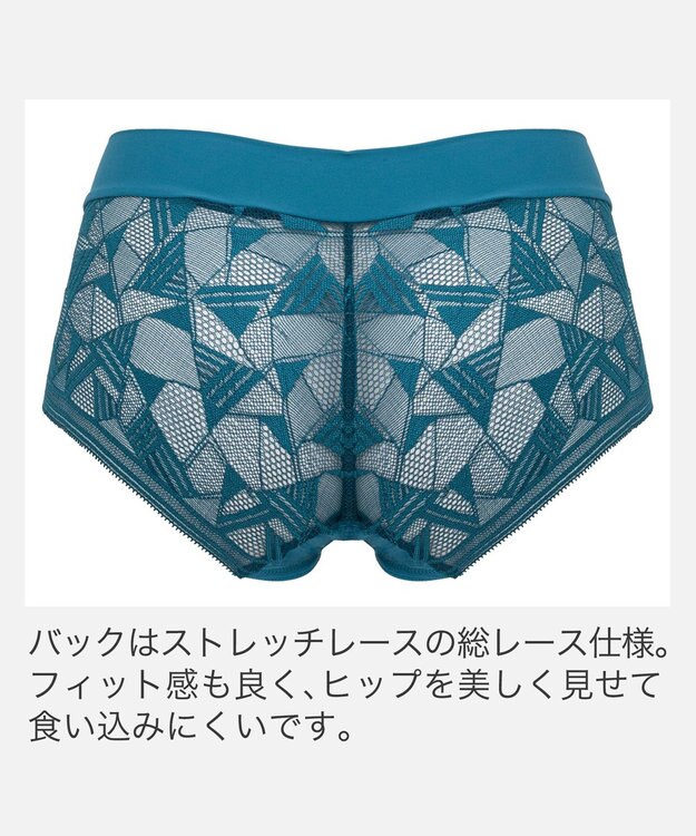 BRADELIS New York 【BRADELIS New York】　ウェンディバックスムーズスタイルパンティ25A1 ティールブルー