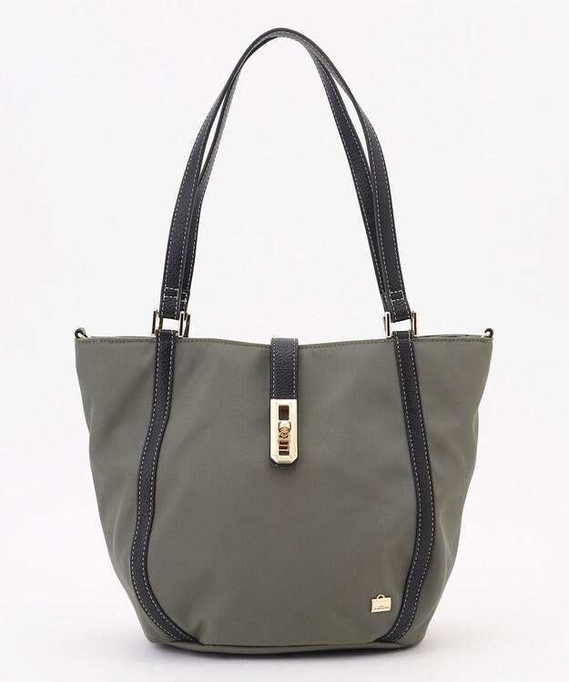 LA BAGAGERIE ポリエステルオックス2wayトート グレー