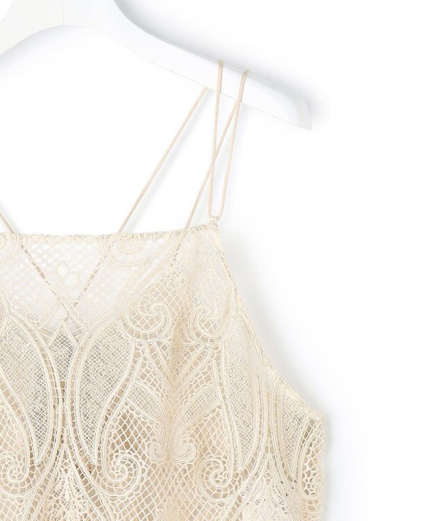 23区 【先行予約】ペイズリーレース キャミソールワンピース ベージュ系