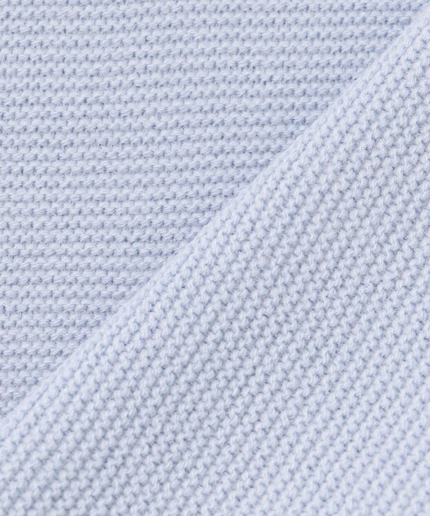 ANY SIS 【洗える】スフレボトルネック ニット ミントブルー