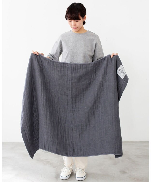 SHINTO TOWEL 【閲覧人気NO.3/2.5-PLY GAUZE】バスタオル　Lサイズ Mix Charcoal