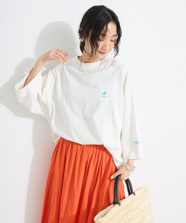 CRAFT STANDARD BOUTIQUE 【別注】BHPC/刺繍ワイドスリーブTEE Off White