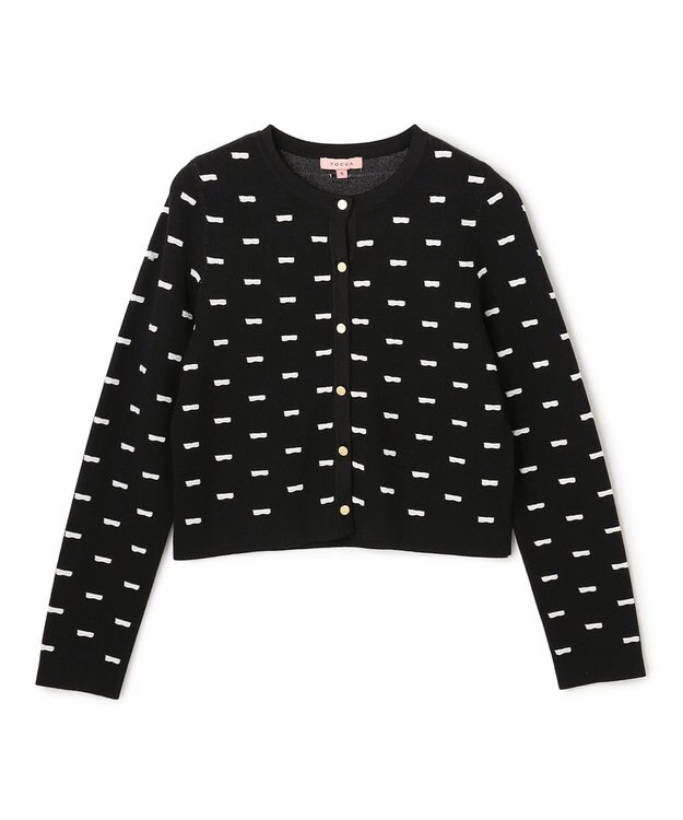 TOCCA RIBBON BLOOM カーディガン ブラック系