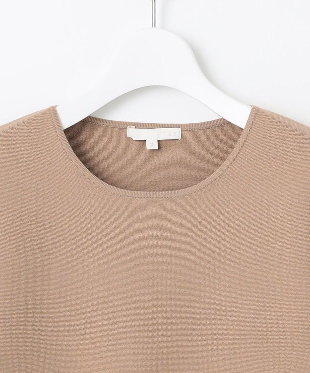 自由区 L 【洗える】フェザーラメ ニット モカ