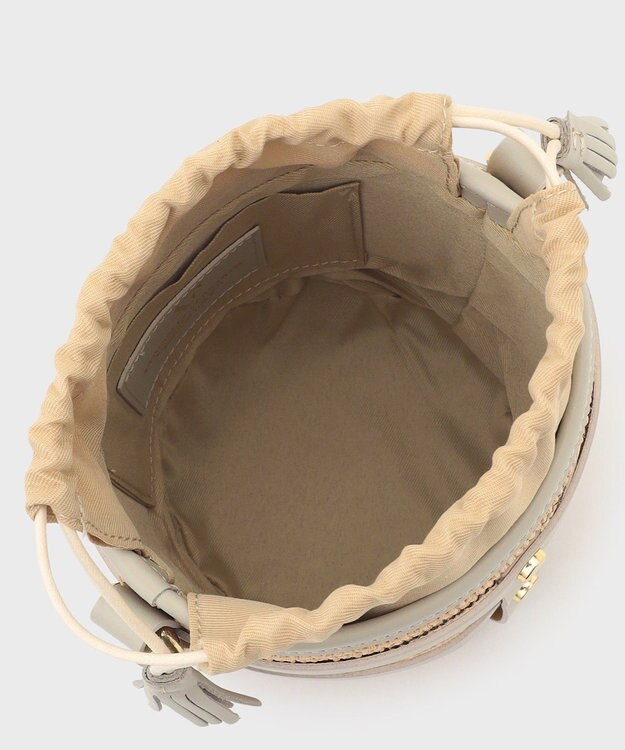 GRACE CONTINENTAL ANTONELLA　FERRANTE  ベルトフリンジバック グレー