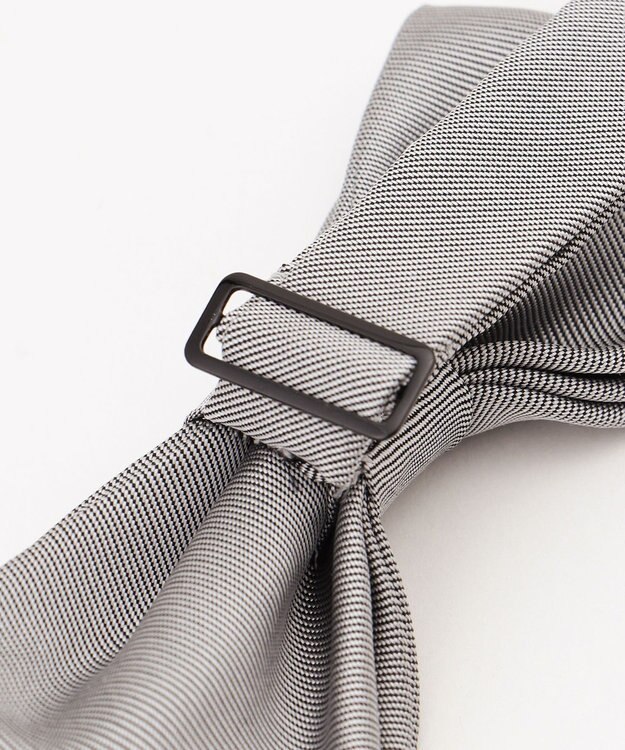 J.PRESS MEN 【BOWTIE COLLECTION】プレーン  フォーマル蝶ネクタイ ライトグレー系