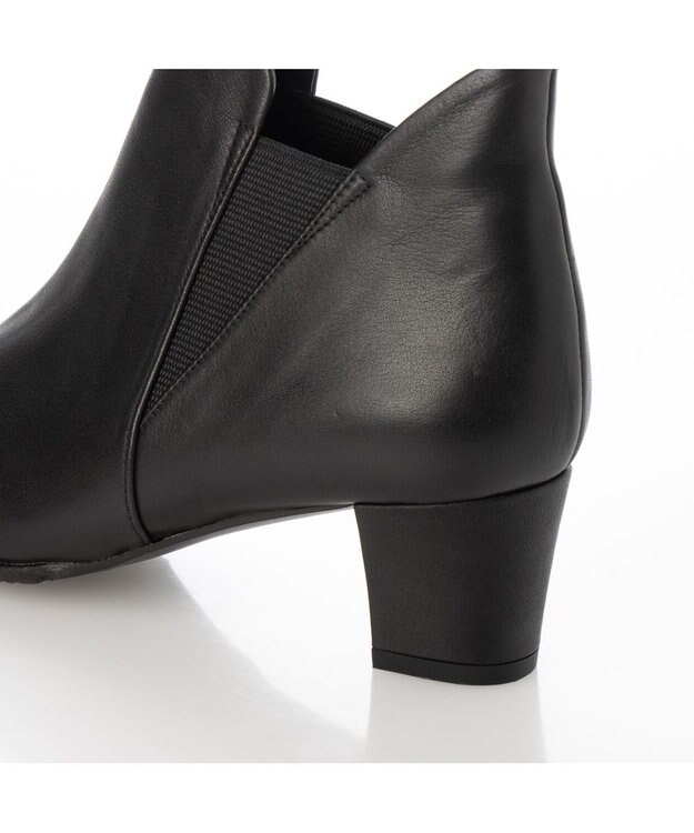 MODE ET JACOMO <D'ICI>サイドゴアヒールブーツ ブラック