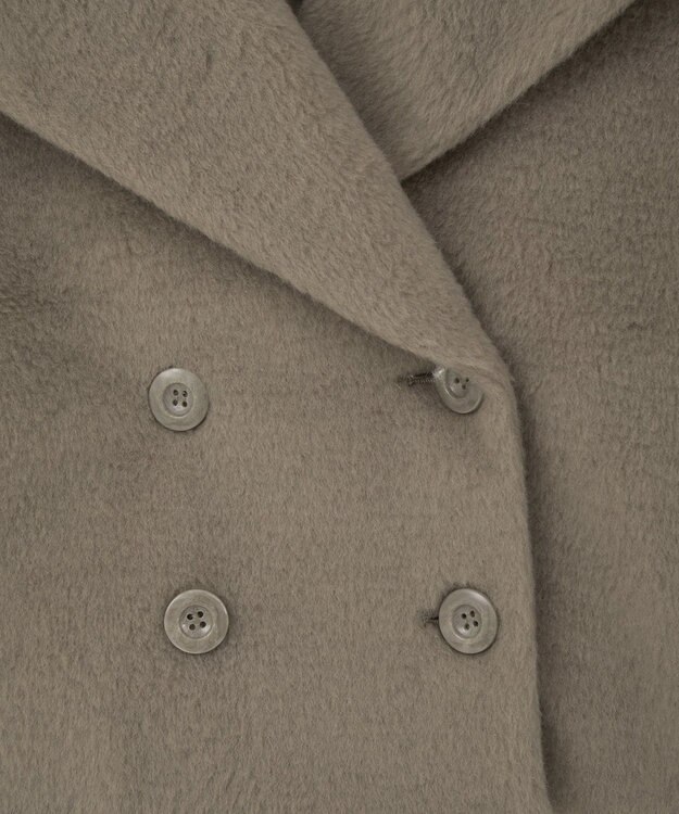 earth music&ecology シャギーショートコート Beige