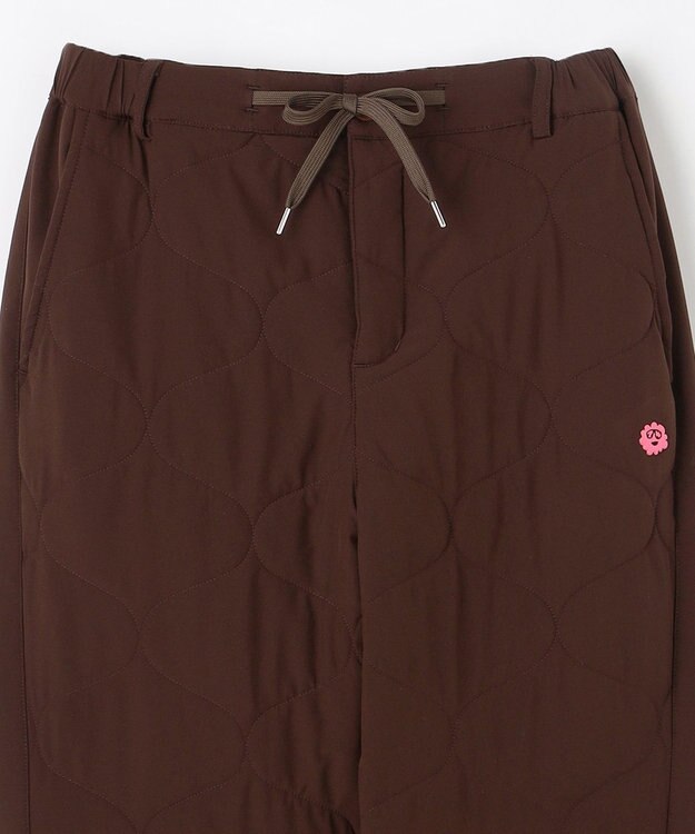 PW CIRCULUS 【撥水加工 / ストレッチ】【MEN】キルティング中綿パンツ ゴルフ ダークブラウン系