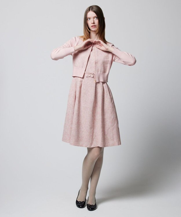 TOCCA 【洗える】PINK BASKET KNIT カーディガン ピンク系